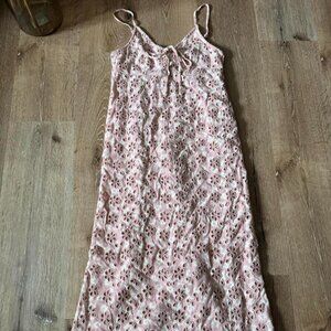 American Eagle Pink Embroidered Mini Dress Size XXS